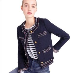 J. Crew Lady Jacket with Liberty trim sz 4